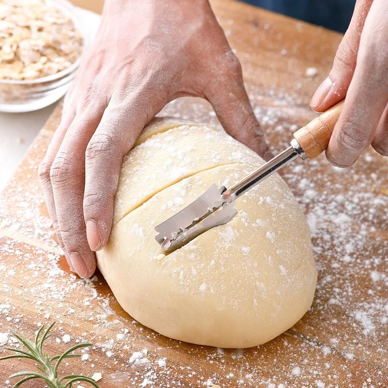 Bread Lame Danish Dough Whisk Kit, Dough Scraper, Scoring Bread Knife Set, For Pastry, Baking Cake, Dessert, Sourdough, Pizza