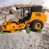 Metal CS11 1/12 RC Hydraulic Road Roller Model RTR Radio Controlled Engineering Vehicle Painted Finished Light Sound Outdoor Car 1