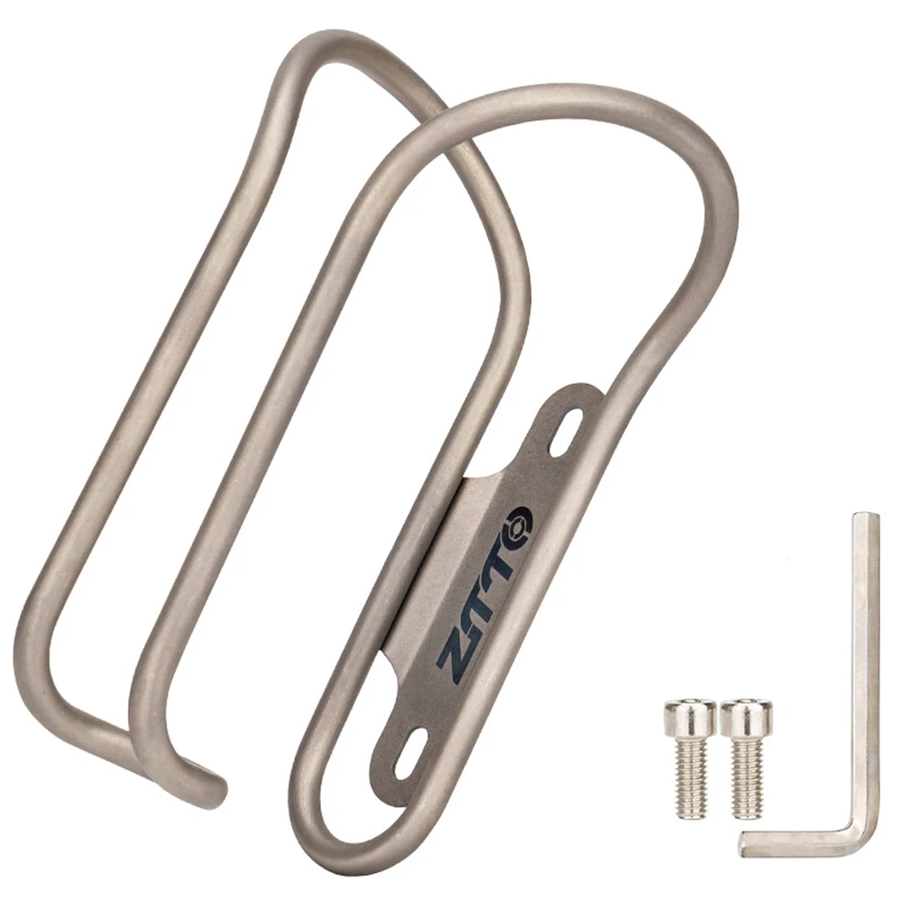 ZTTO Bicycle Water Bottle Holder Bracket Titanium Alloy Cage Bike Kettle Rack Riding Lightweight Portable For Cycling Equipment