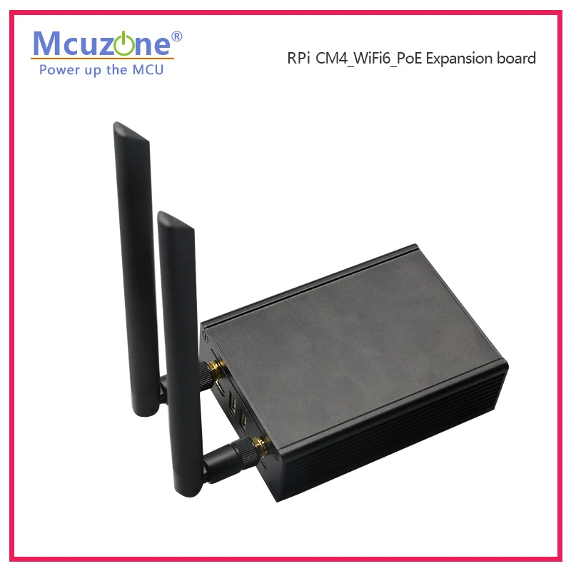 Placa de Expansão Cm4 _ Wifi6 _ Poe Pcie M.2 Intel Ax200 Ax210 Bluetooth Hdmi Csi1 Usb-c 4g Wi-fi6e Case Router - Imagem 5