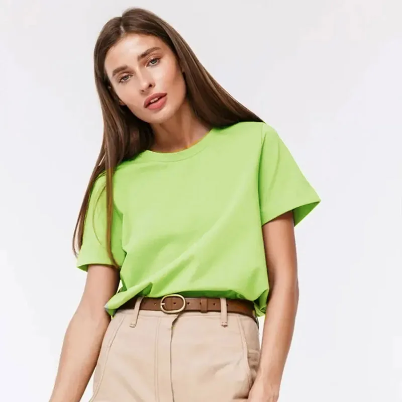 100% Cotton Women's T shirt 2