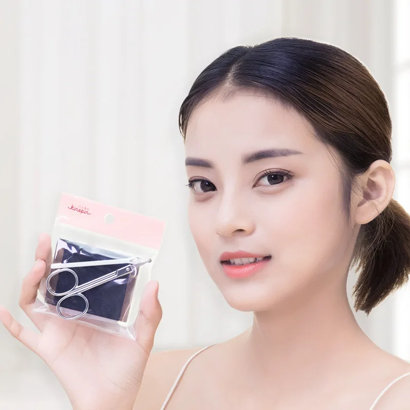 보이지 않는 눈꺼풀 스티커, 레이스 아이 리프트 스트립, 쌍꺼풀 접착 스티커, Y 스틱 미용 가위, 아이 도구 보내기