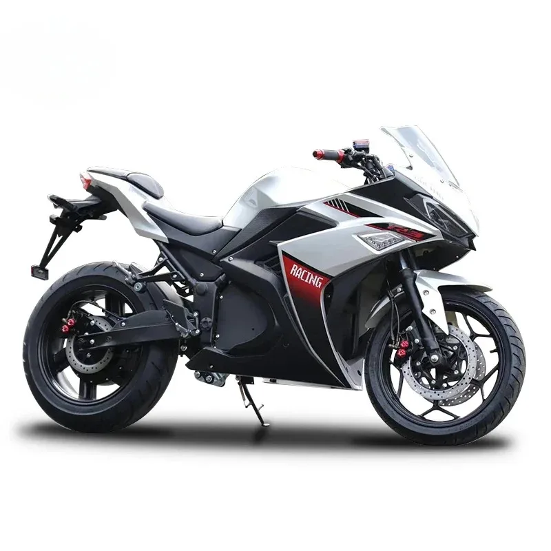 Adult Electric Motorcycle, 3000W 72V Scooter Bike, Max Speed 130km/h 80mph, Brushless Motor, Hydraulic Disc Brake, E Bike