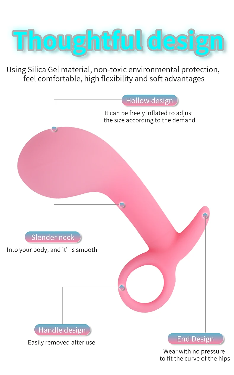 Inflatable Anal Plug Anal Plug Dilator Butt Plug Expansion Anal Massager Expandable Penis Anal Pump Anal