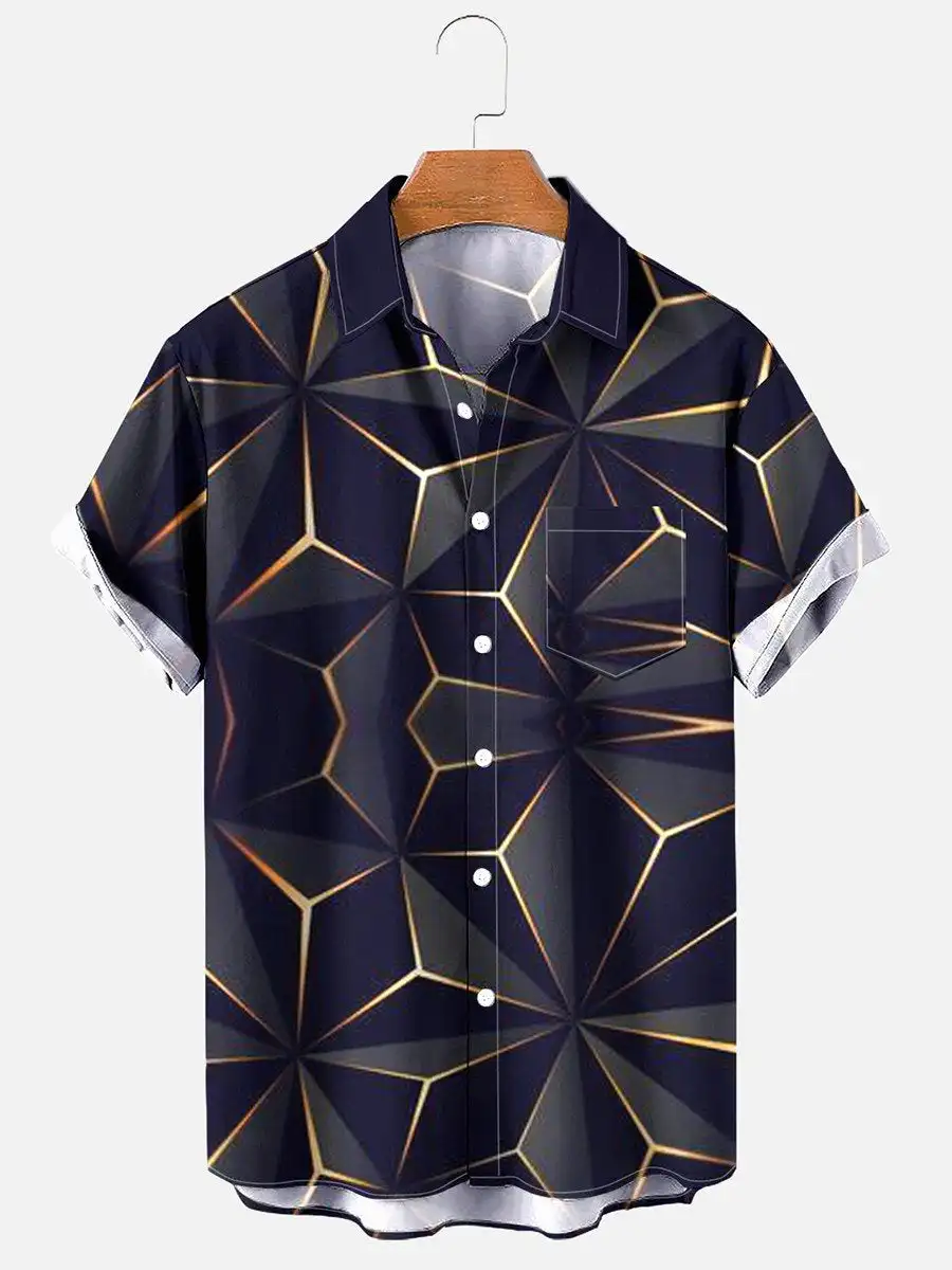 

Men's Fashion Vintage Clothing Fashion Printed Casual Shirts