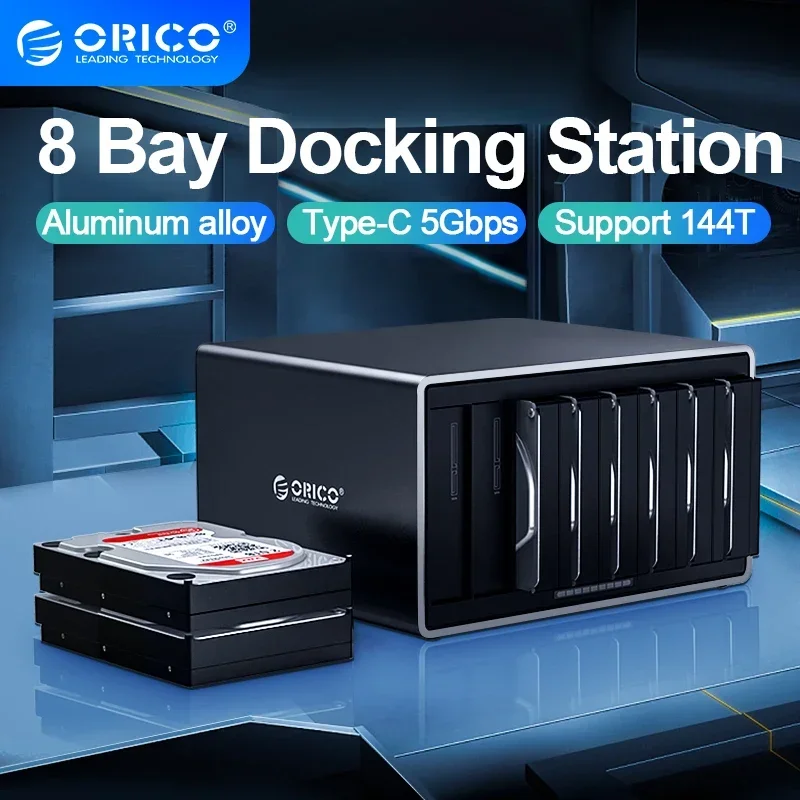 ORICO NS800C3 Bay Type-C HDD Enclosure SATA To USB HDD