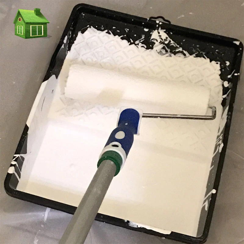 10 inch Paint tray for decorative wall decorative tool with pattern black plastic paint pan roller brushing tool 35*30*7.5cm