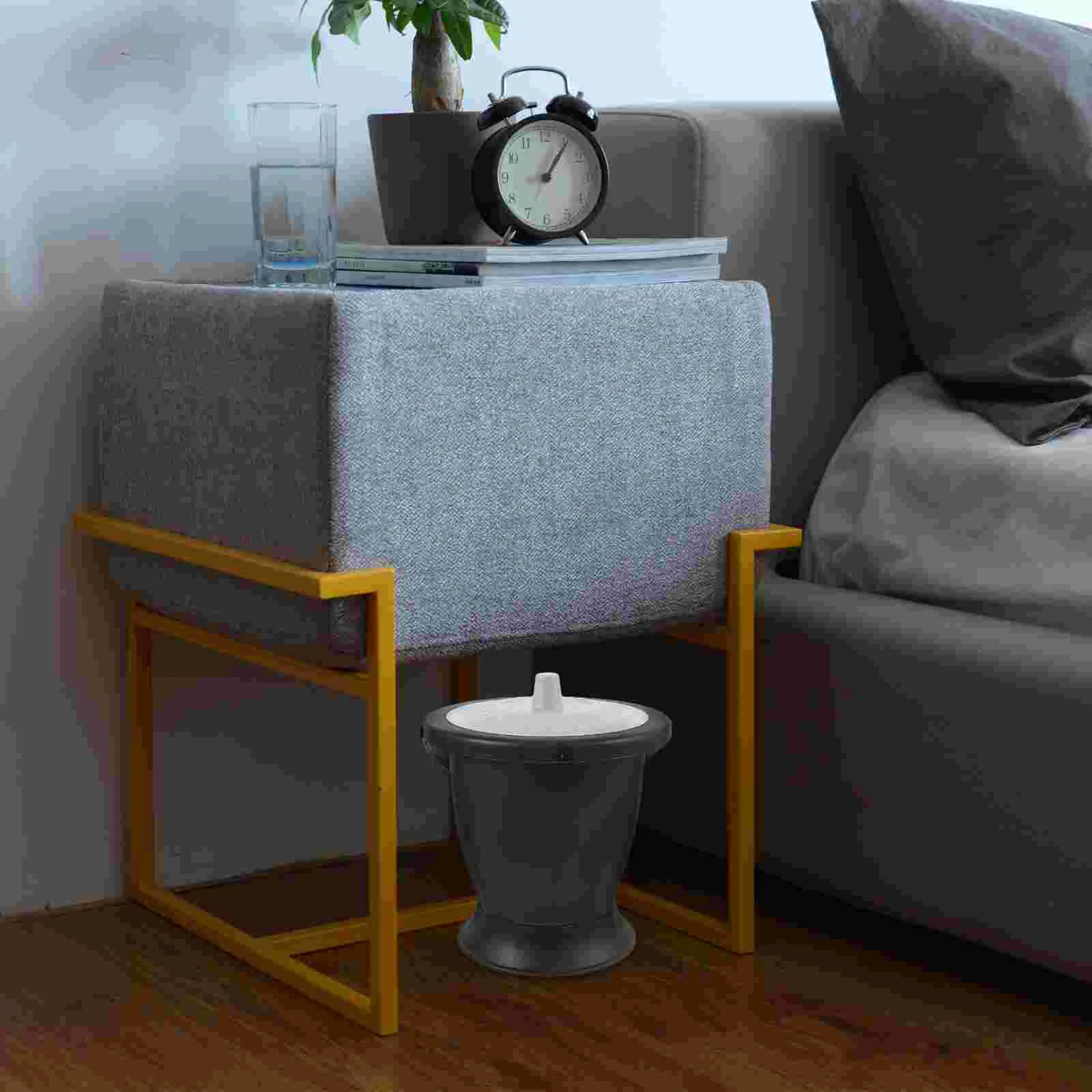 Toilet Spittoon Portable Chamber Pot for Bedroom with Lid Bedside Urine Plastic Potty Elderly Urinal Child Pregnant Woman Pots 4