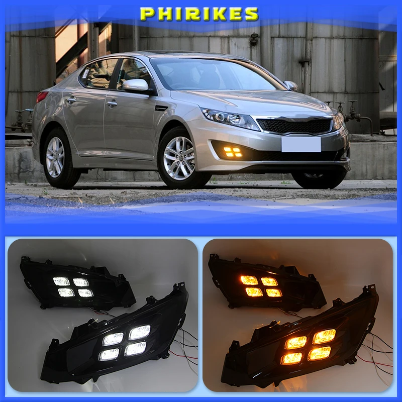 2 pcs LED DRL for Kia Optima K5 2010 2011 2012 2013 2014 Daytime