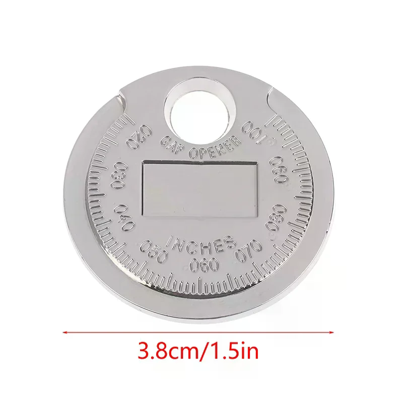 0.6 2.4mm 0.02 0.10 툴 코인 타입 인치 스파크 플러그 게이지 측정 범위 스파크 플러그 게이지 칼리버 측정기