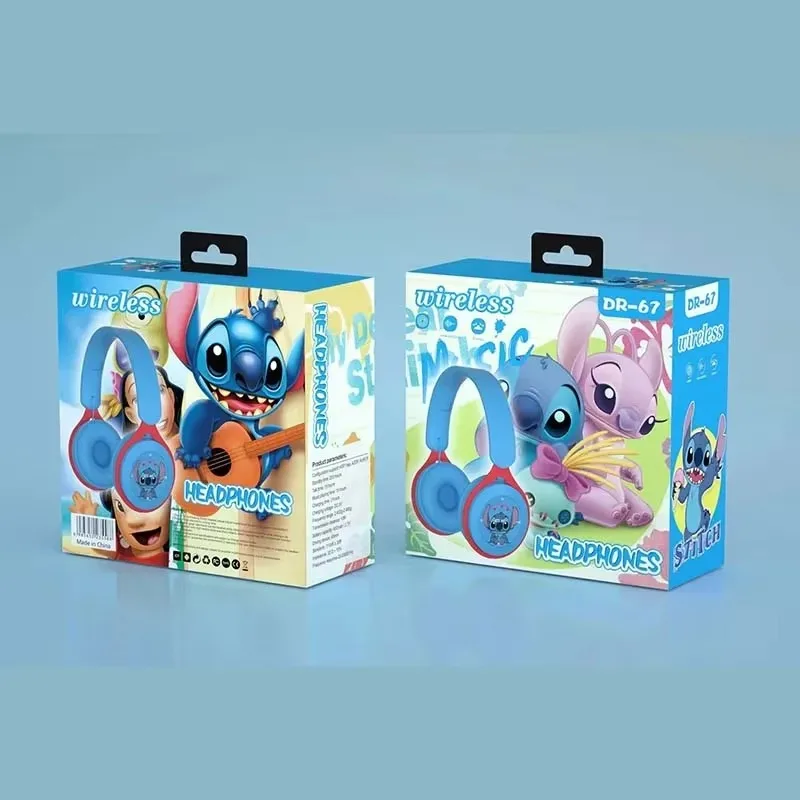 Disney Y08 Wireless Bluetooth Headphones Marvel Foldable HIFI Surround Sound Laptop Earphones for Children Anime Cartoon Earbuds