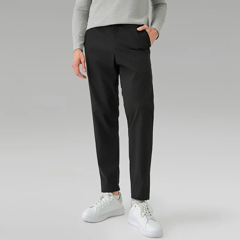 

NOLOGO Commission on Men's Long Pants, Casual High Elastic Speed Drying, Fitness and Sports Pants, Commuting Two Wear Suit Pants