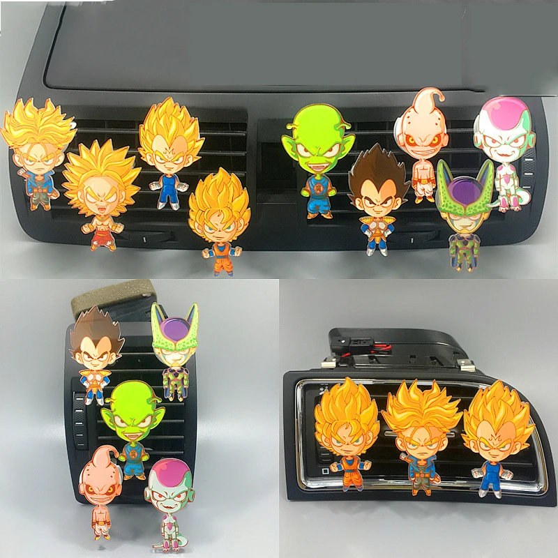 Dragon Ball Car Air Freshener Cartoon Figure Natural Fragrance Son Goku