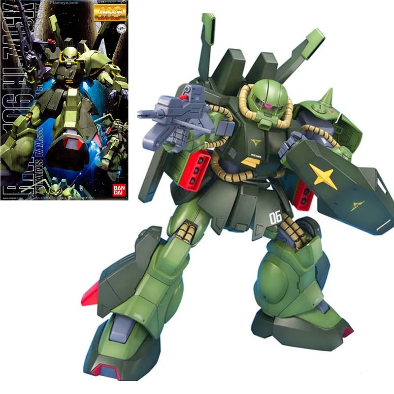 

Bandai Original Gundam Assembled Model Kit MG 073 1/100 Hi-Zack RMS-106 Zaku Gunpla Anime Action Figure Toy Gift For Children