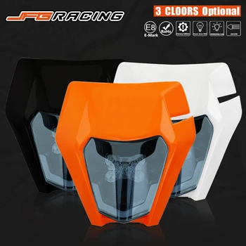 오토바이 LED 헤드라이트 헤드 램프, KTM EXC EXCF SX SXF XC XCF XCW 125 250 300 350 450 530 Enduro Supermoto용 헤드 라이트 램프