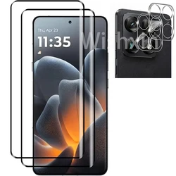 Premium 3D Curved 9H Tempered Glass Screen & Camera Lens Protector - 3Glass  3Camera Film