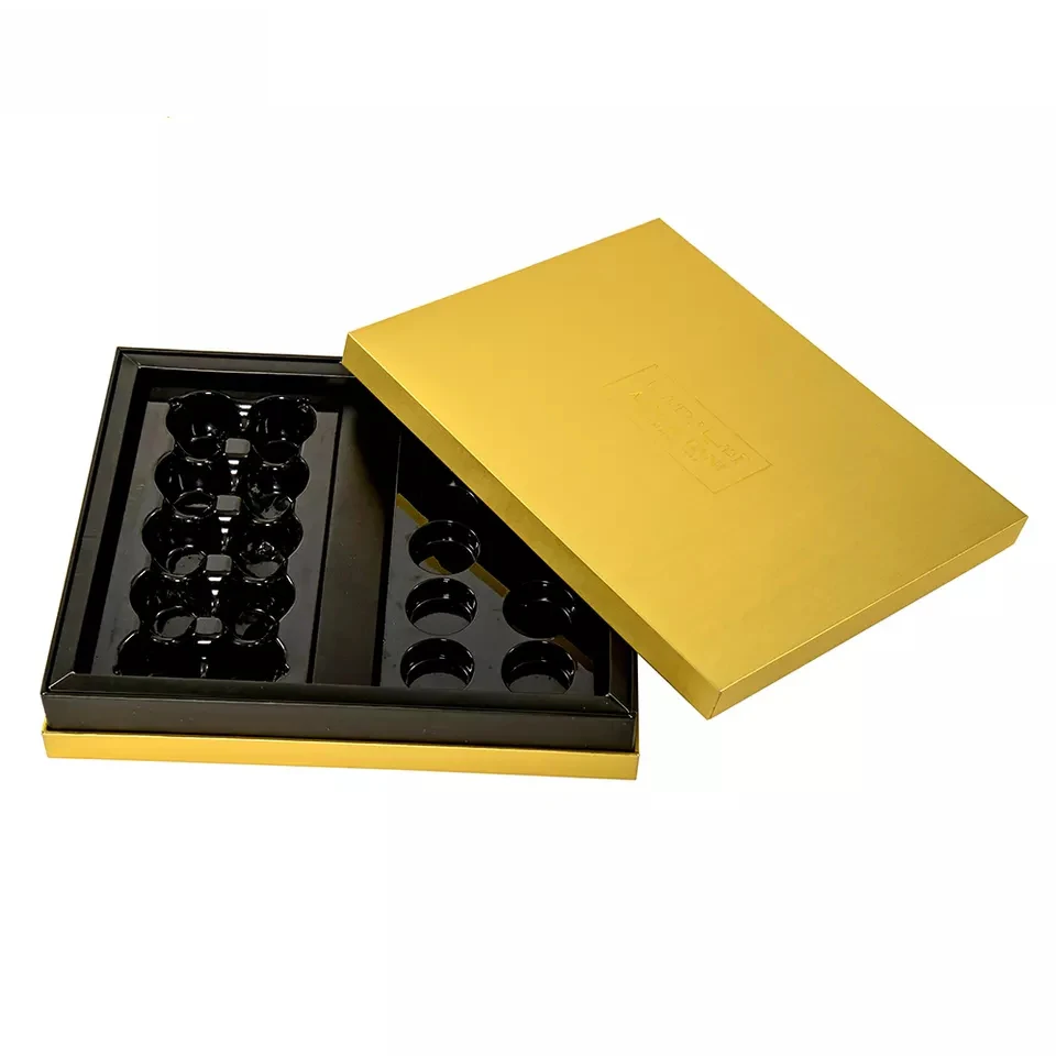 Hot sale and elegant luxury cardboard paper chocolate boxes and chocolate tray Popular 2
