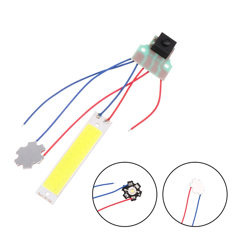 LED Light Board Double With Control Switch DC 3.7-5V Flashlight Night Lighting Desk Lamp DIY Accessory