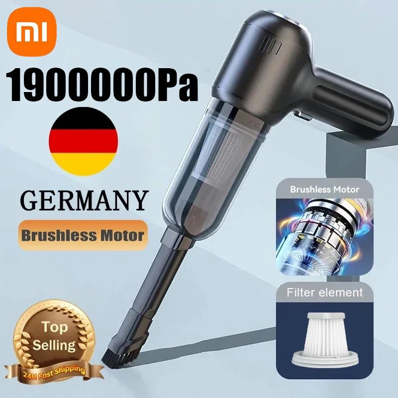 

Xiaomi 1900000PA Portable Wireless Car Vacuum Cleaner Mini Handheld Cleaner Cleaning Machine for Strong Suction Car Cleaner New