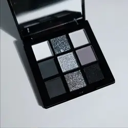 Intense Elegance 9 - Shade Eyeshadow Palette: Bold Hues, Glitter Glam, Matte Magic, and Long - Lasting Color (Black)