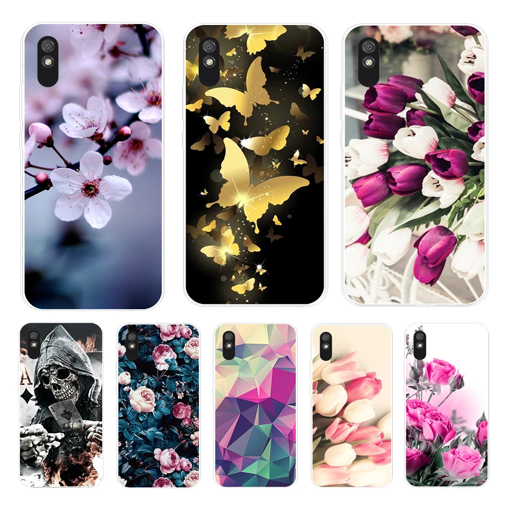 For xiaomi redmi 9A Case Silicon Back Cover Phone Case For redmi 9A Soft touch Cases 6.53 inch funds bumper