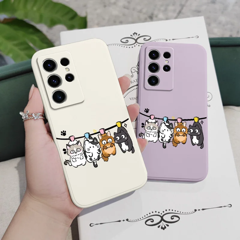 Adorable Hanger Cat Phone Case - Sleek & Stylish Design