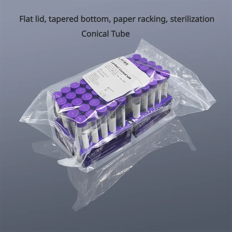 Eppendorf Lavibe 15ml Centrifuge Tubes with Flat Cap and Conical Bottom In Paper Rack/bag Sterilized Micro Conical Tube