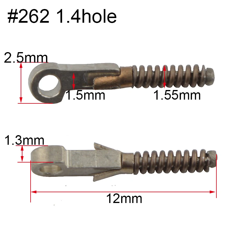 100PCS Spring Inserts For Repairing Broken Eyeglass Flex Temples Broken Spring Replacement Part Various Types