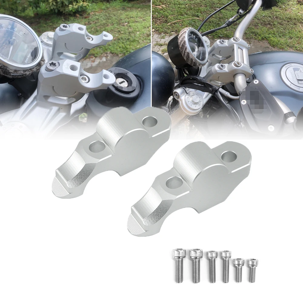 Moto Manubrio Raiser 28Mm Morsetto Back Move Manubrio Adattatore Rialzato Per Bmw Rninet R Nine T 2014-2022 R9T Pure Racer 2023