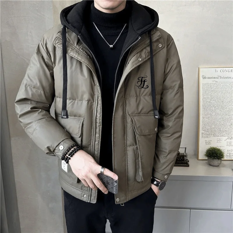 

2023 Explosive men's golf jacket Men's outdoor camping zipper hoodie windproof jacket Golf high-end jacket men's blazer warm ank