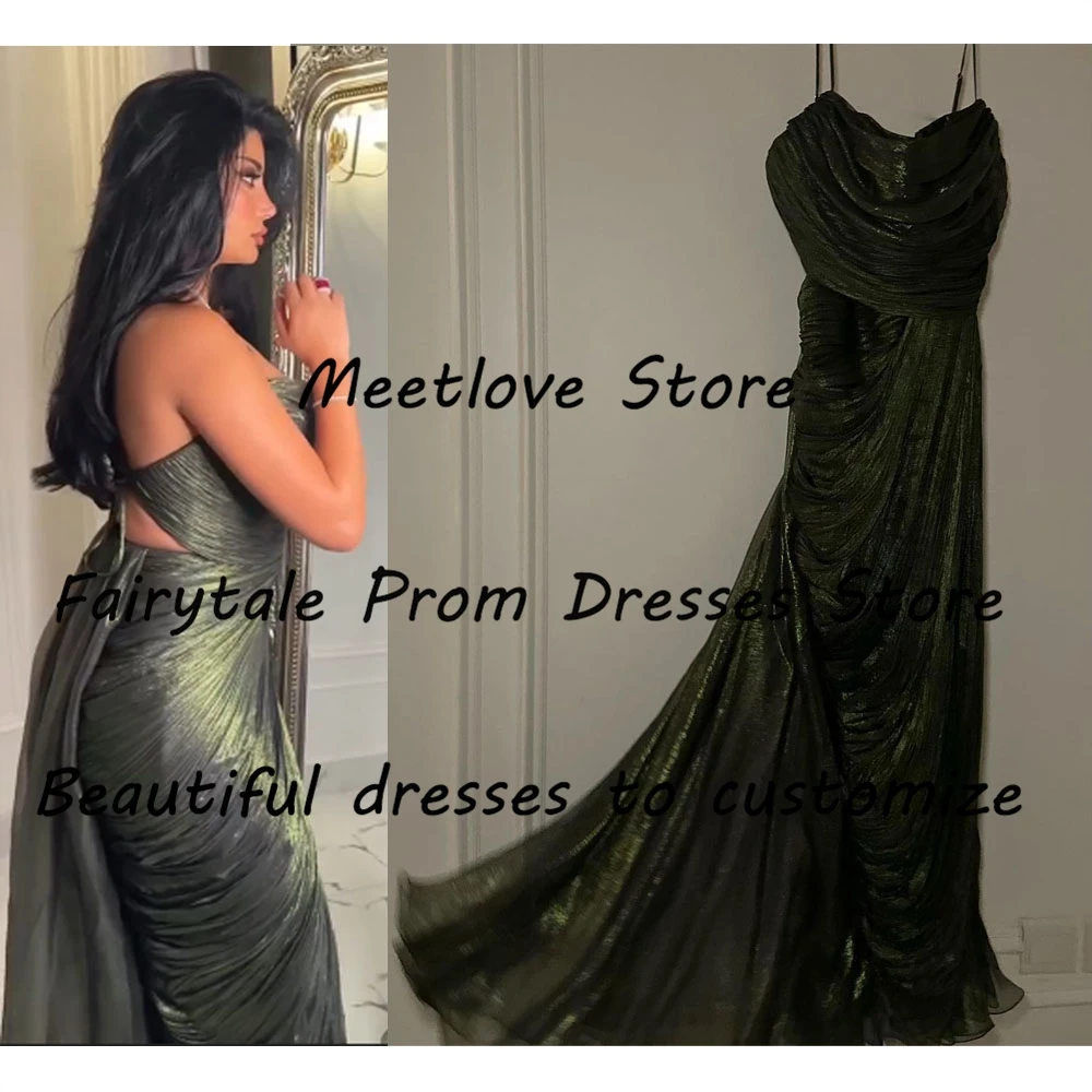 Meetlove Tulle Luxury Off-Shoulder Prom Dresses Seevesess Evening Dresses Side Slit Mermaid Formal Party Gown