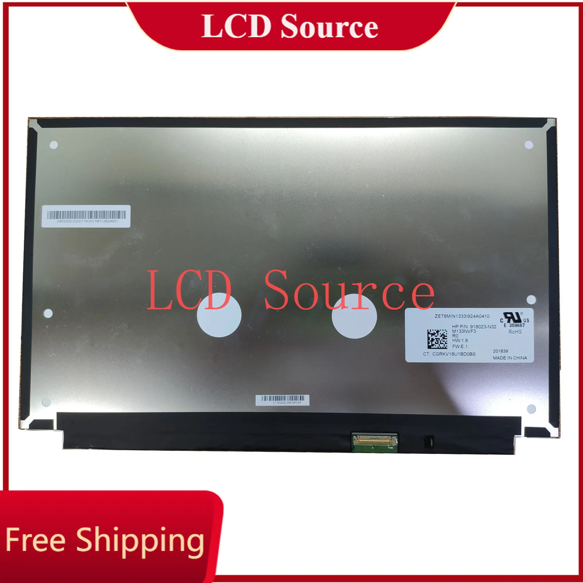 

M133NVF3 R0 M133NVF3 R2 13.3" 1920×1080 Laptop LED LCD SCREEN Panel Matrix with no screw holes