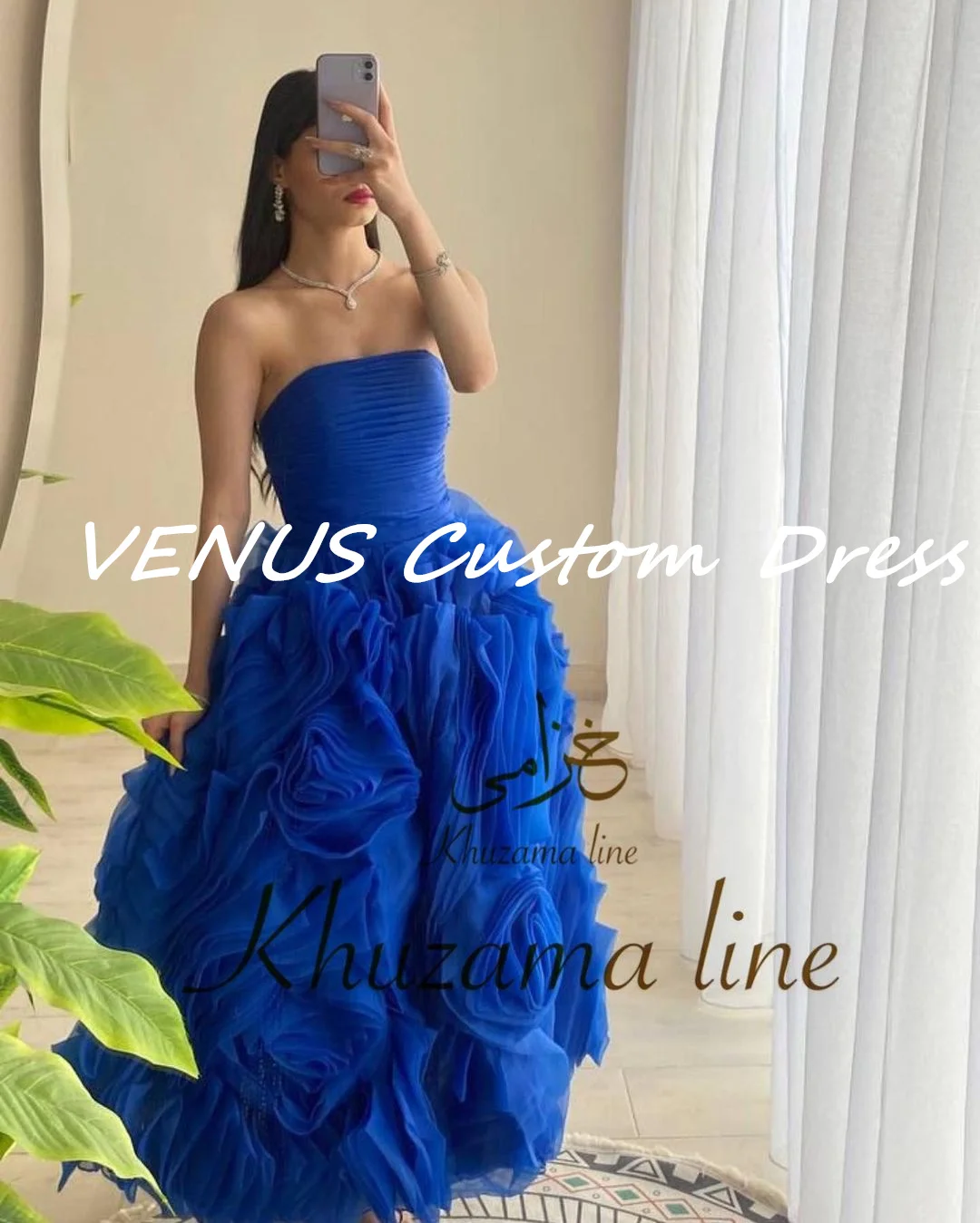 

VENUS Strapless Zipper up فستان حفلات الزفاف Elegant and beautiful dresses for women Formal occasion dresses Wedding Party Dress