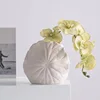 Ceramic Vase Sea Shell Lotus Leaf Leaf Shape Floral Arrangement Accessories Flower Vase Terrarium Room Decoration Accessories 4