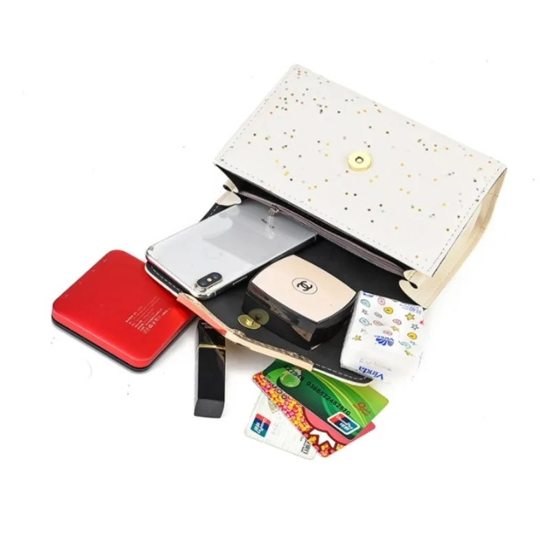 Crossbody women's bag with pendant chain Korean version ins fashion and versatile premium shoulder bag