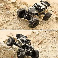 Large 50CM 1:8 2.4Ghz Radio Remote Control Truck Metal Alloy Body 4WD RC Car Off-road 4x4 Vehicle Electric Car Toy for Kids 2