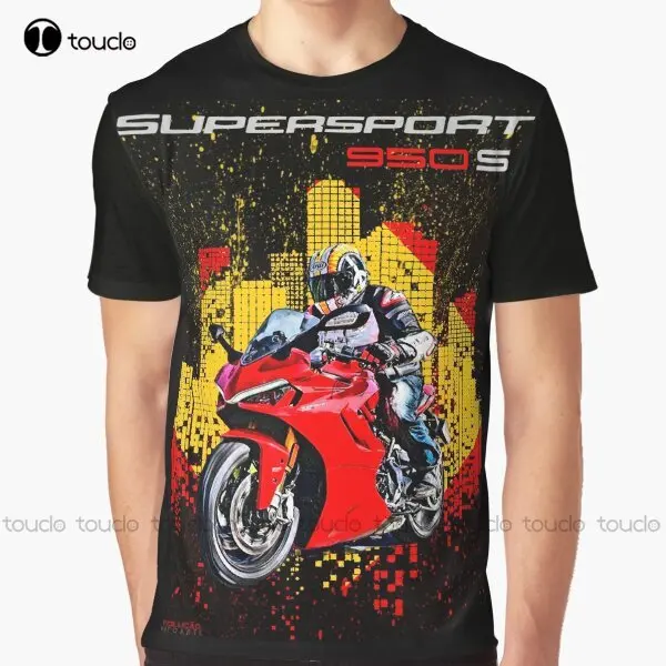 

Moto, Motorcycles Supersport 950S Urban Graphic T-Shirt Custom Aldult Teen Unisex Digital Printing Tee Shirts Custom Gift Xs-5Xl