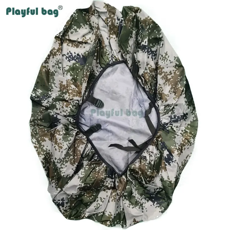 TIDEWE Zaino da caccia, impermeabile mimetico da caccia con copertura antipioggia, resistente e di grande capacità per fucile ad arco (Next Camo G2