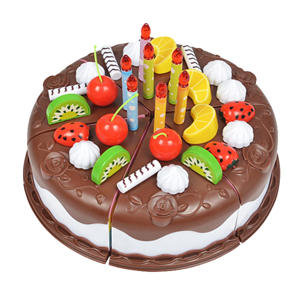 

37pcs/Set Cutting Food Fruits Cake Cooking Play Set Cutting Food Fruits Cake