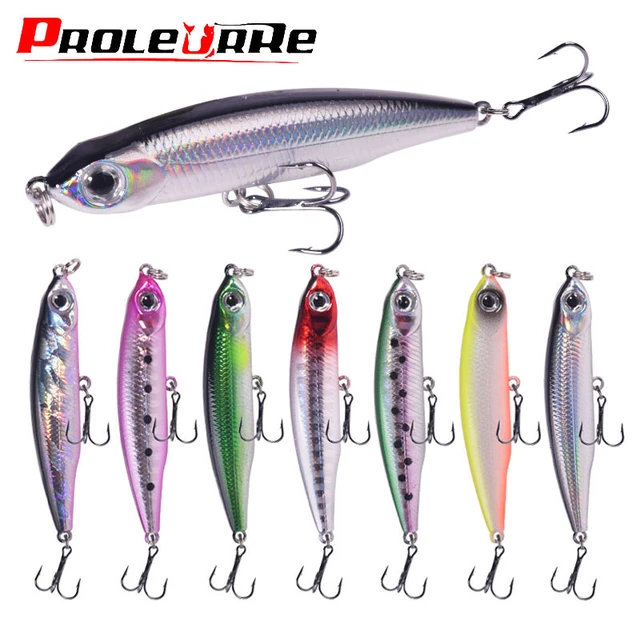 1 Pcs Sinking Pencil Fishing Lures 6.3cm 6g Vibration Wobbler