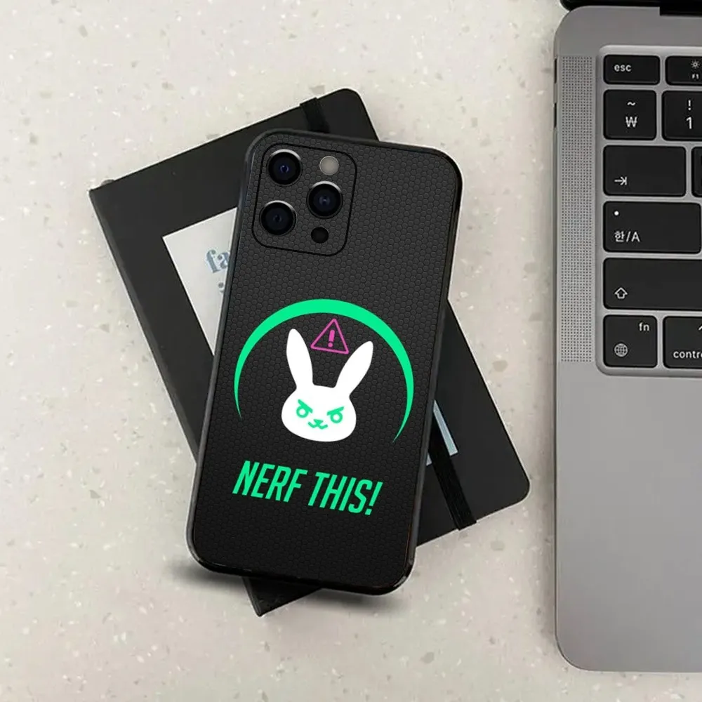 Premium Overwatch Themed Phone Case - Sleek Soft Black Cover