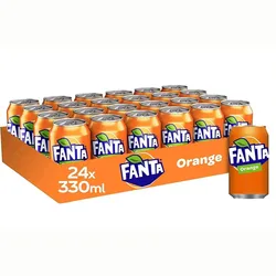 Fanta Naranja lata pack 24 x33cl 5449000011527 Raíz Inicio REFRESCOS 11527