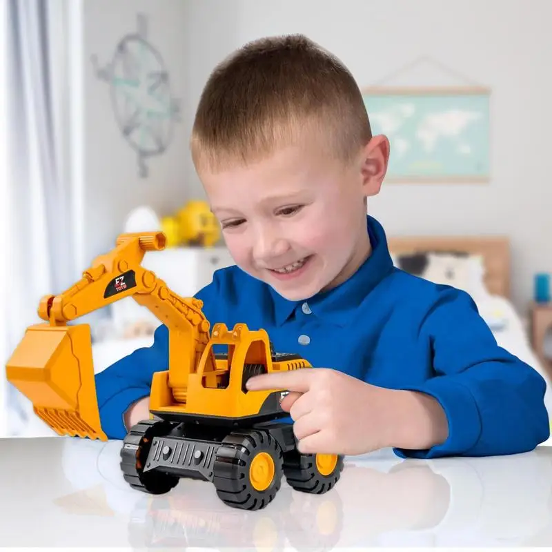 Excavator Dump Truck Model Toy Engineering Vehicle Set Construction Fleet Toddler Early Education Construction Vehicles Toys - 3