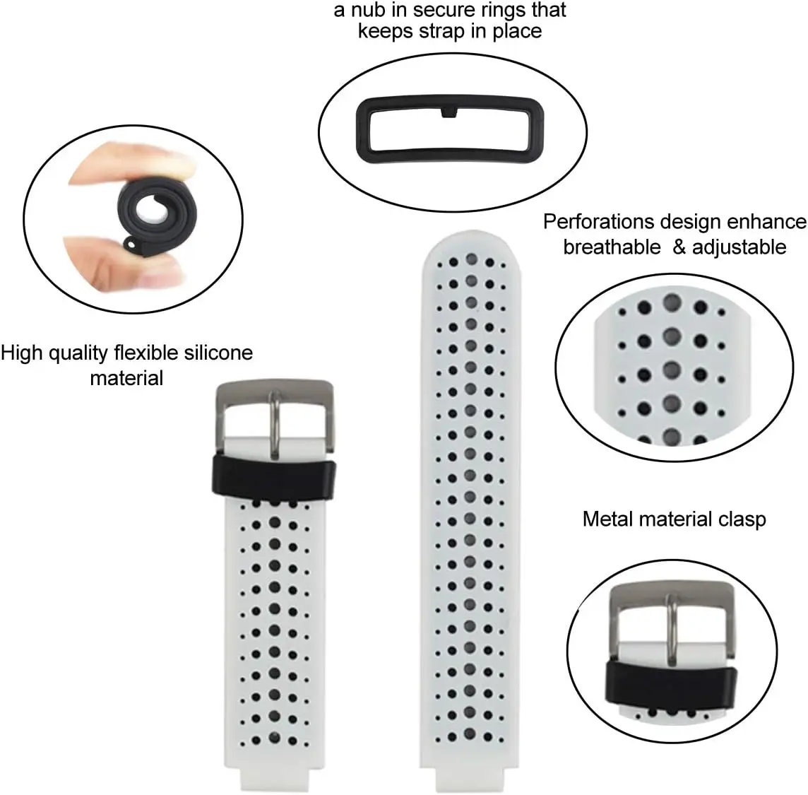 Premium Replacement Band for Garmin Watch - Stylish Strap Wristband Accessories