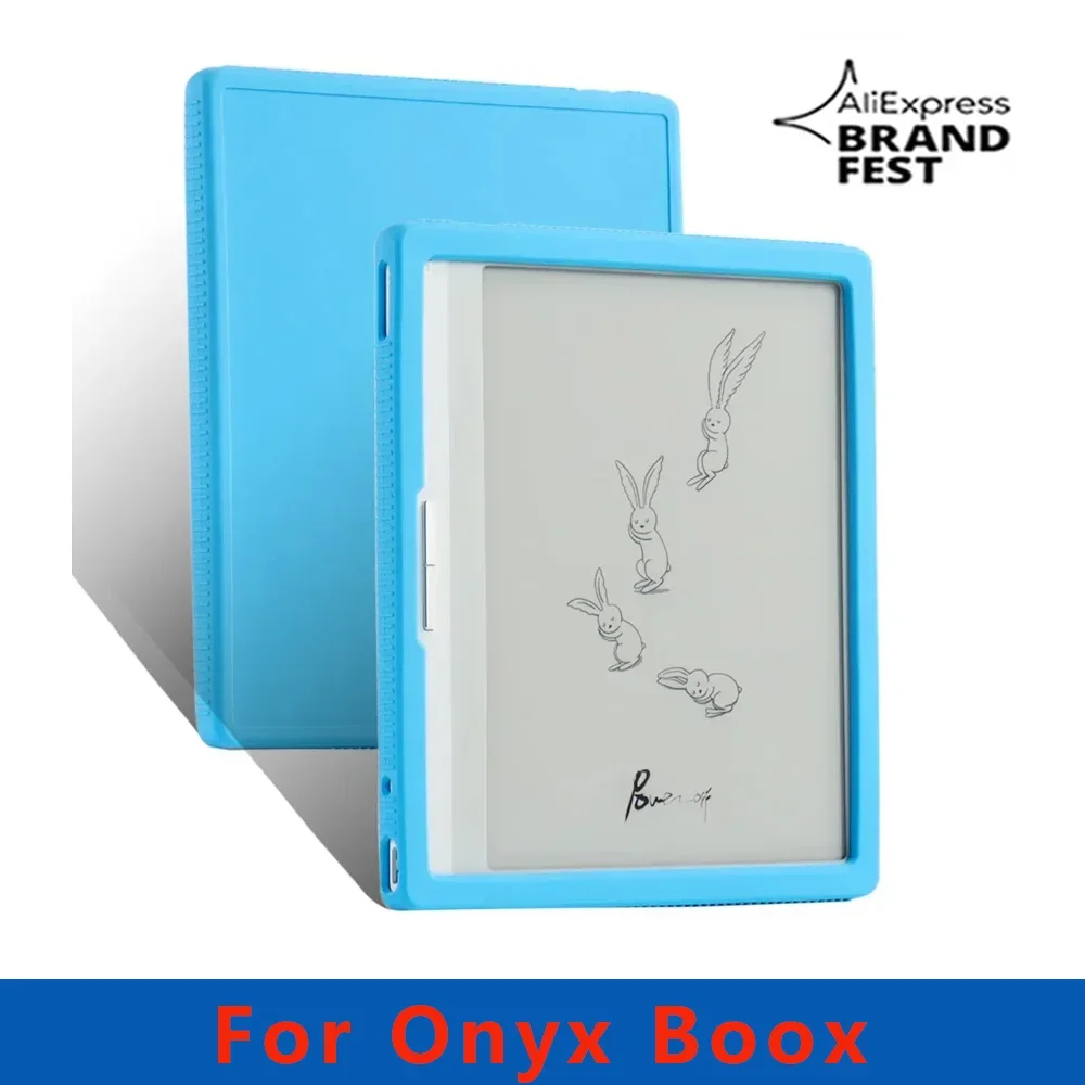 Capa Protetora Fina para Ebook Soft Silicon Back Shell Boox Page Galileo Onyx Folha Leaf3 Leaf2 2023