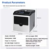 Bullet Ice Maker Electric Commercial or Homeuse Countertop Automatic Making Machine Cube Making Machine Round 25kg 1.5KG/150pcs 3