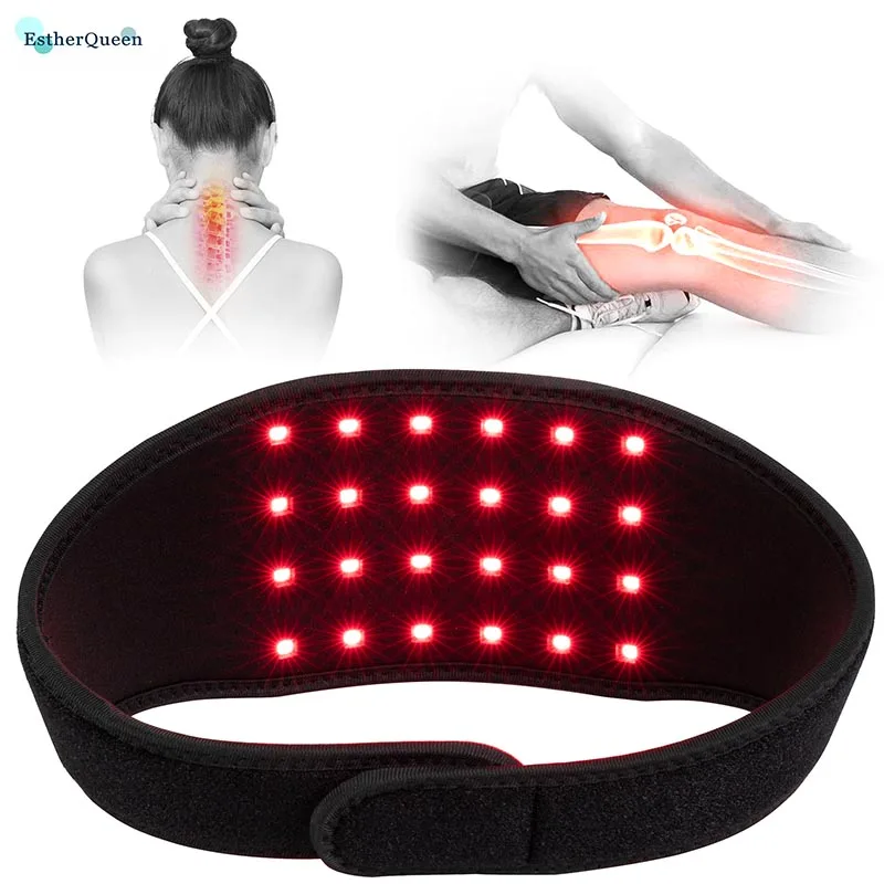 Red Light Therapy Belt For Neck Pain Relief,neck Massager 660nm & 850nm