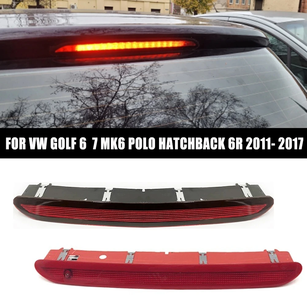 Muslimfor Volkswagen Golf 6 Golf 7 Mk6 Polo Hatchback 6R 2011-2017 Led Posteriore Terza Luce Di Stop Luce Freno Aggiuntiva Posteriore