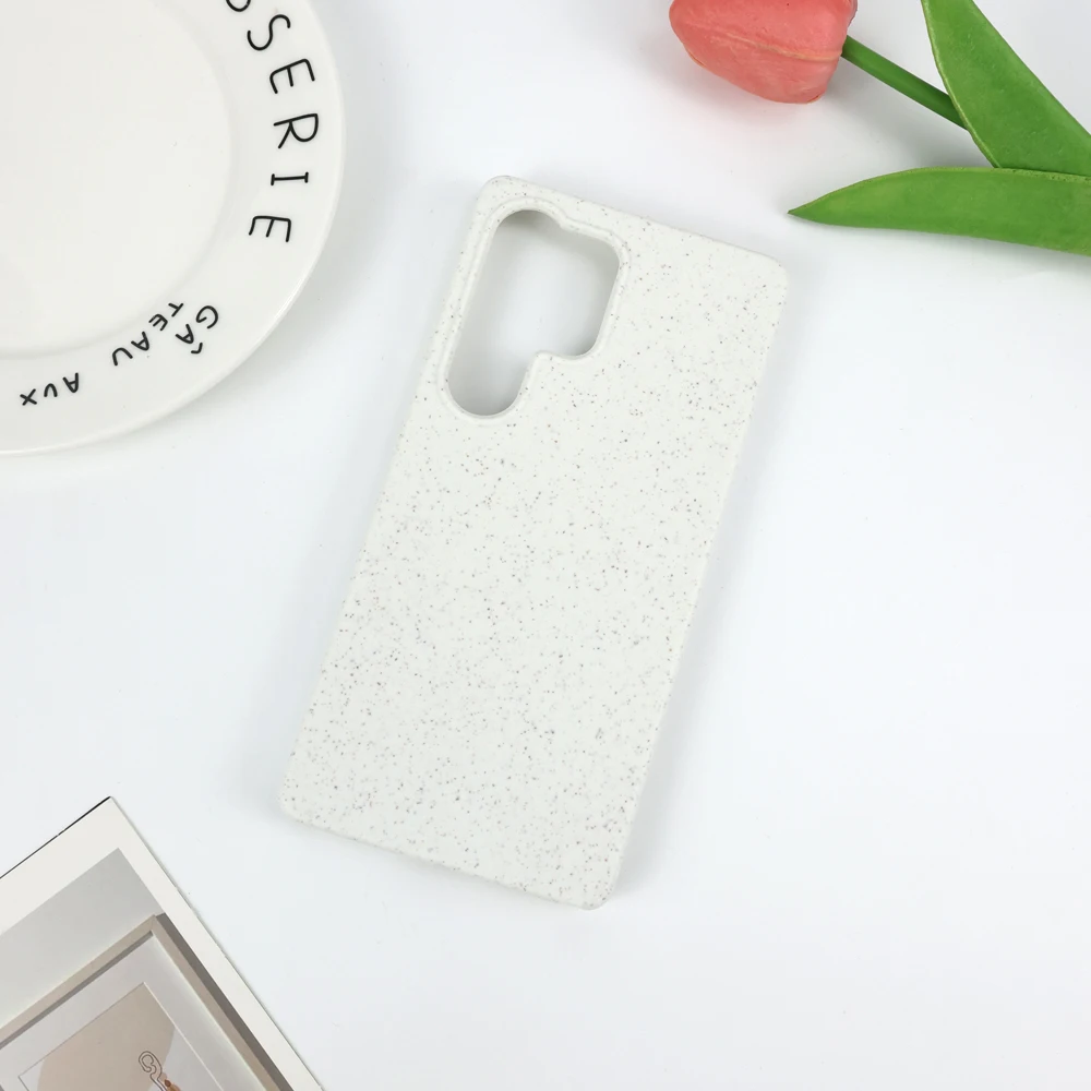 Eco-Friendly Wheat Straw Silicone Phone Case Cover - Soft and Durable Protection