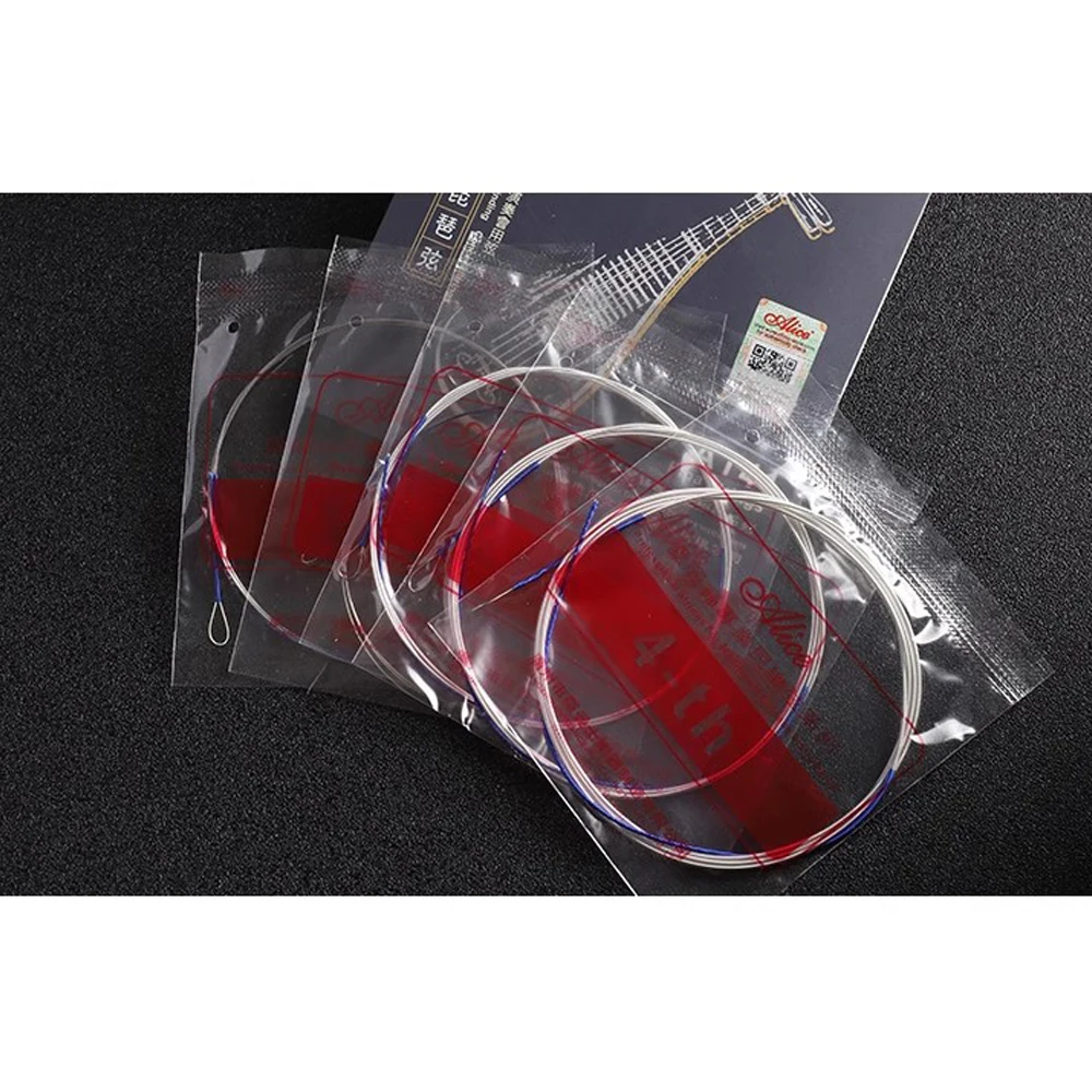 5 Sets Alice AT41 Silver Plated Copper Winding Pipa Strings